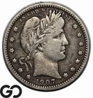 1907 Barber Quarter