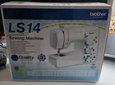 Brother LS14 Compact Free Arm Sewing Machine with Foot Pedal and Box