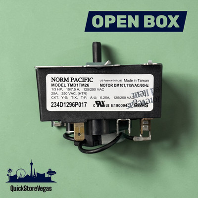 Open Box GE Dryer Timer WE04X22654 234D1296P017