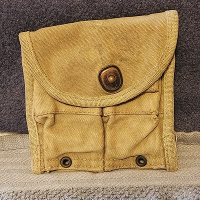 Vintage M1 Carbine Pouch Camlin Fashions Of America Inc. 1944  U.S., Marked 