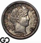 1903 Barber Dime, Choice AU Album Toner