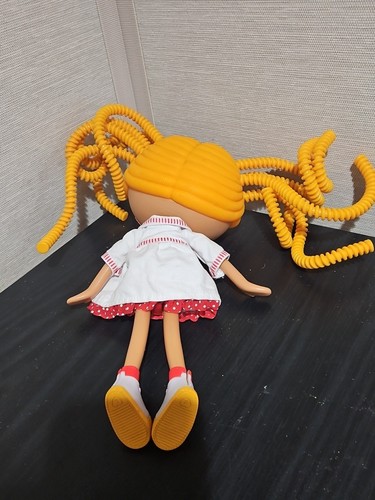 Muñeca de pelo ridículo naranja tamaño completo Lalaloopsy estilo flexible juguete - Imagen 4 de 5