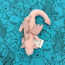 Jellycat Pink Dragon Plush Keychain Bag Charm - Cute Collectible Gift New Tag