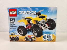 Lego 3 in 1 Creator 31022 Turbo Quad 100% Complete w/Instructions Opened Box