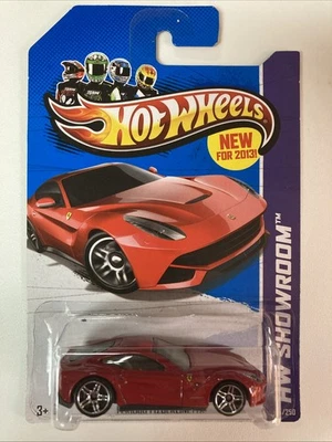 HOT WHEELS NEW FOR 2013 HW SHOWROOM FERRARI F12 BERLINETTA RED HTF - Image 1 of 4
