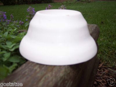 Mini birdbath riser stand mold plaster concrete casting 6'' W x 3.5''H