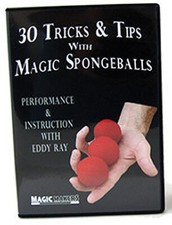 30 TRICKS  TIPS WITH SPONGE BALLS DVD - BRAND NEW SEALED