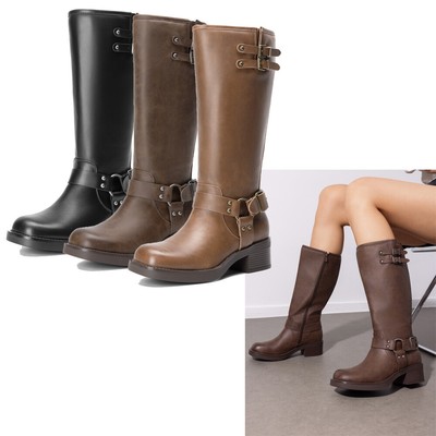 womens biker riding boots