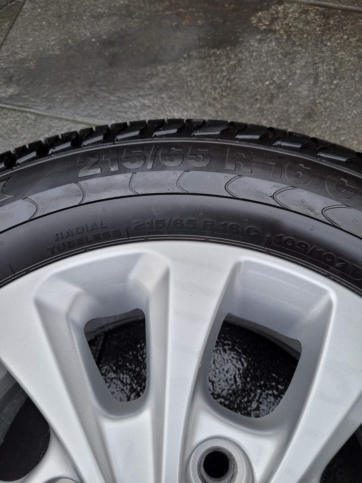 FORD TRANSIT CUSTOM Alloy Wheel 16" Inch 5x160 Offset ET60 6.5J 20152022 &TYRE eBay