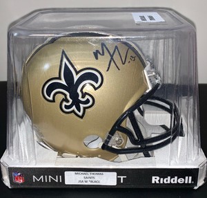 michael thomas signed helmet