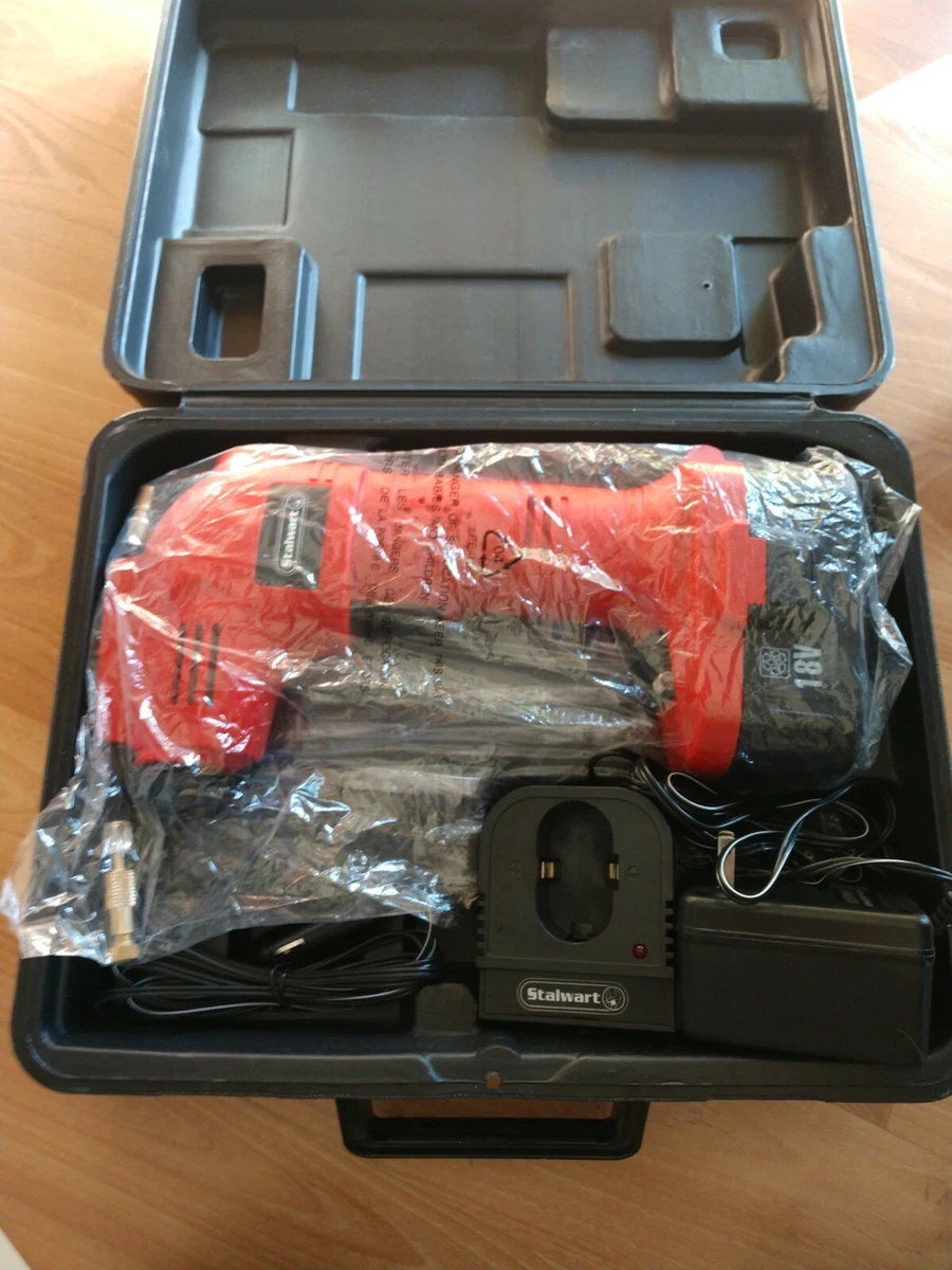 STALWART 18V CORDLESS AIR COMPRESSOR PORTABLE TIRE BIKE INFLATOR