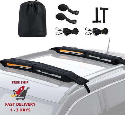 Almohadillas universales para portaequipajes de techo para kayak, tabla de surf