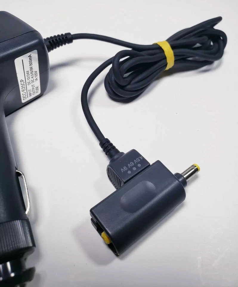 Genuine Sony (DCC-E25CP) DC Car Charger Power Adapter! 4.5 / 6 / 9V 800mA Mint - Image 4 of 4