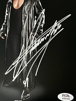 WWE THE UNDERTAKER SIGNED 8X10 ORIGINAL PROMO PHOTO WITH PROOF AND