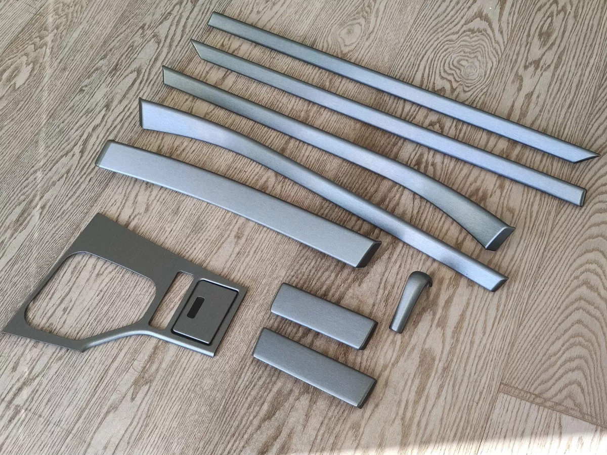 BMW E39 Dark Titan Wrapped Interior Trim Set 10 Pieces Full Set