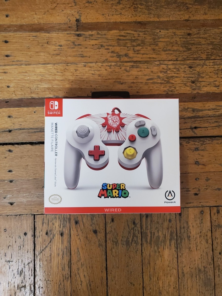 Super Mario Nintendo Switch GameCube Style Wired Controller