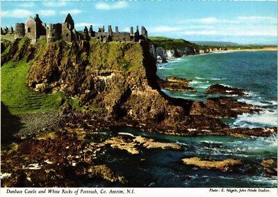 CPM AK Antrim Dunluce Castle and White Rocks IRELAND (1441311)