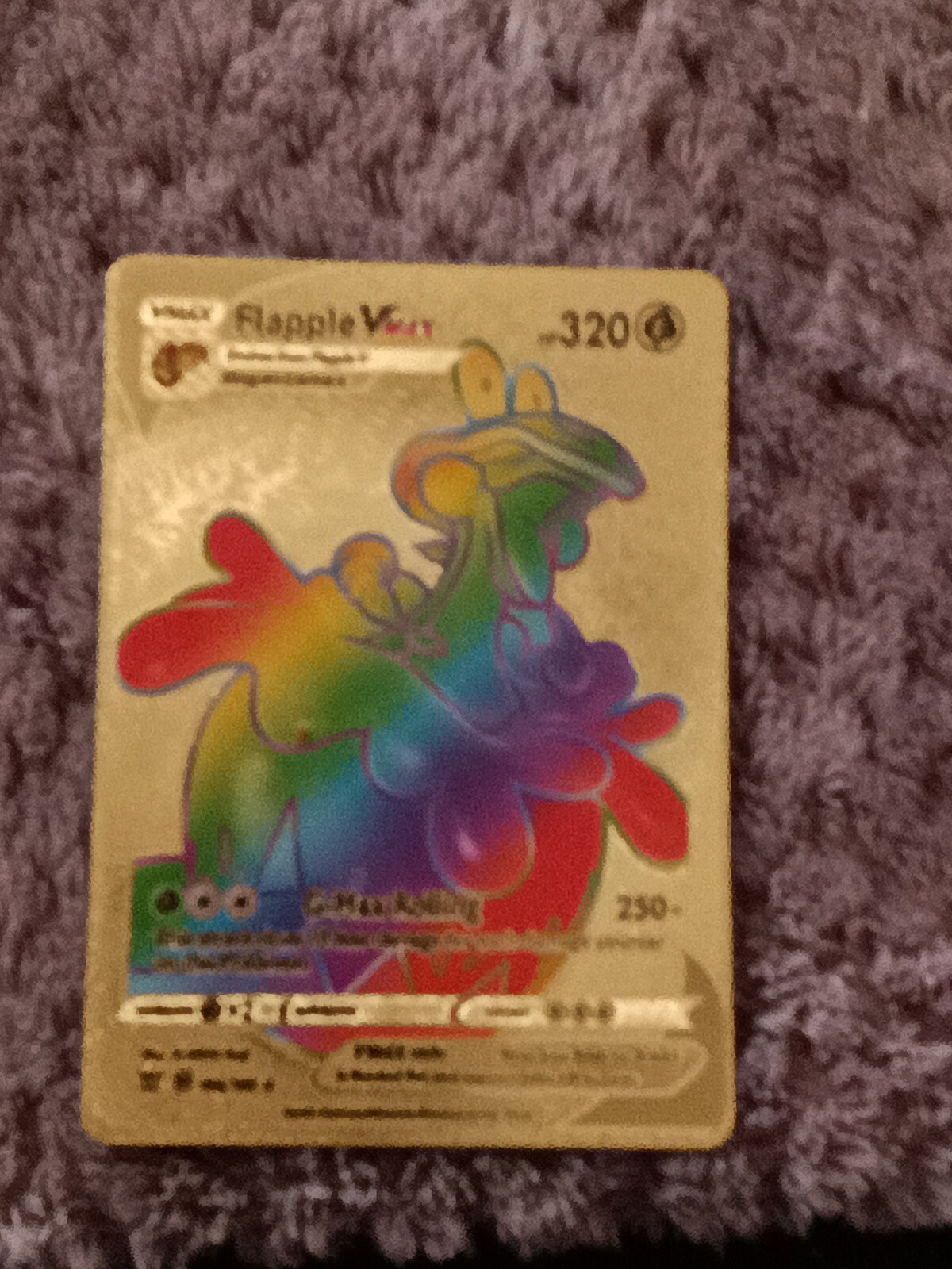 Flapple VMAX 164/163 Secret Rare Battle Styles Pokemon with Top Loader MINT