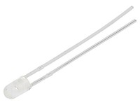 2X 304VC2J-2BD Led 3 Mm Rot 1000Mcd 30° Front: GewöLbt Luckylight