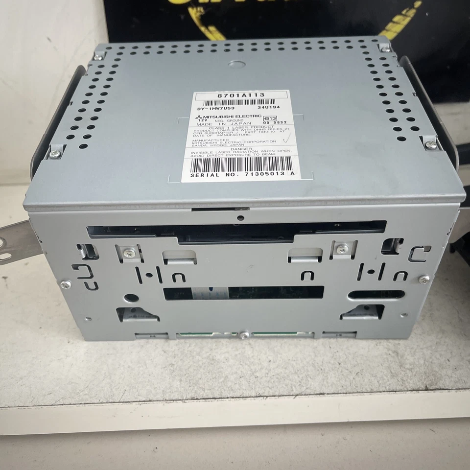 Mitsubishi Pajero V90 Bj.07-10 System Radio Audio CD DY-1MW7U53 8002A256XA - Bild 2 von 4