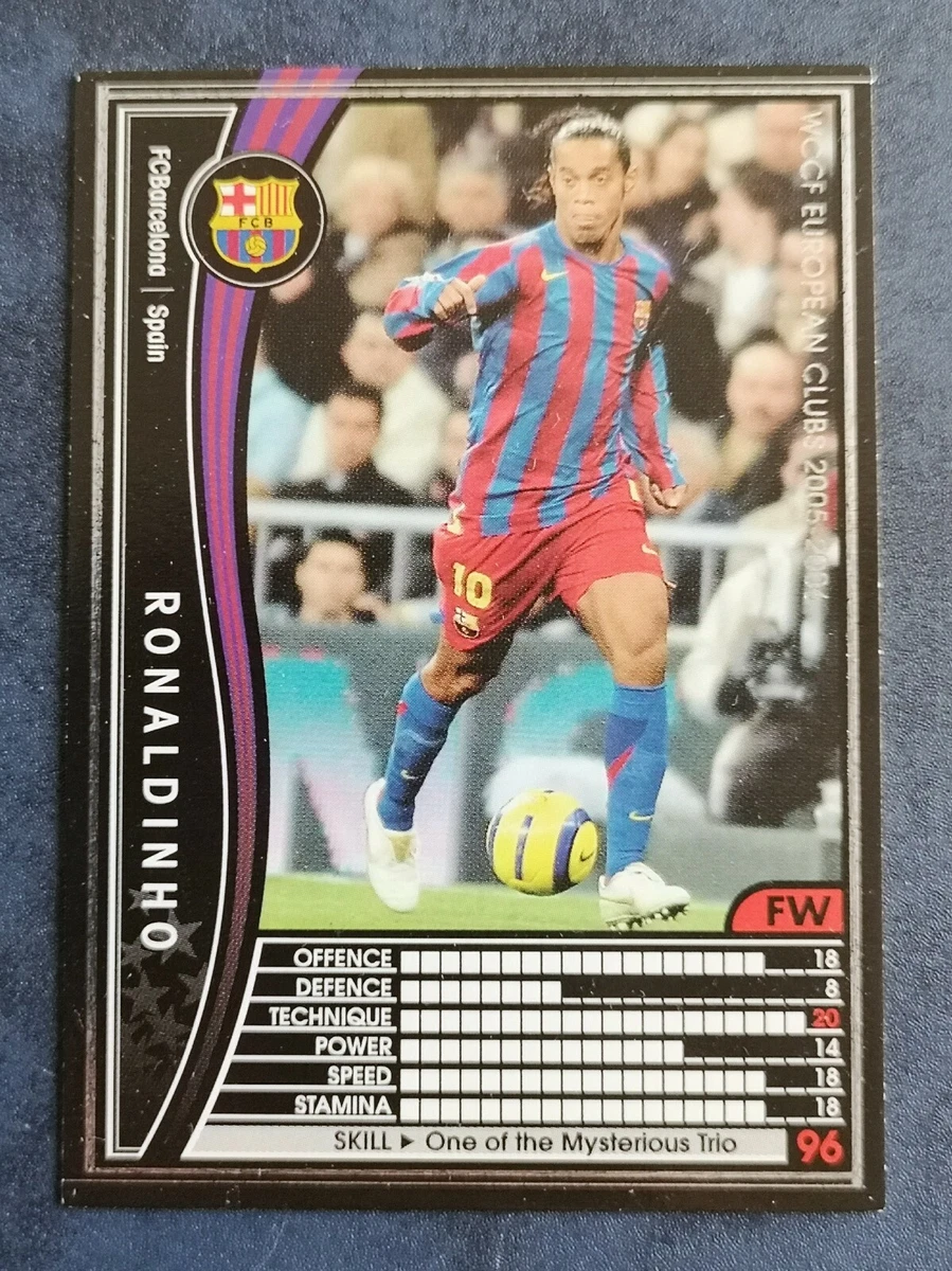 2005-06 Panini WCCF European Clubs Ronaldinho #288/336 for sale | eBay