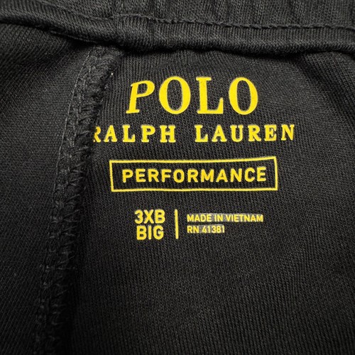Polo Ralph Lauren Sweatpants Mens 3XB Big Black Performance Pull-on Drawstring - Picture 17 of 18