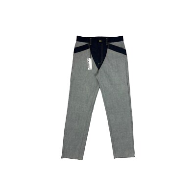 Neu mit Etikett Beka Moore Jock Jeans blau und grau Denim Unisex 31 W 34 L hergestellt in Neuseeland