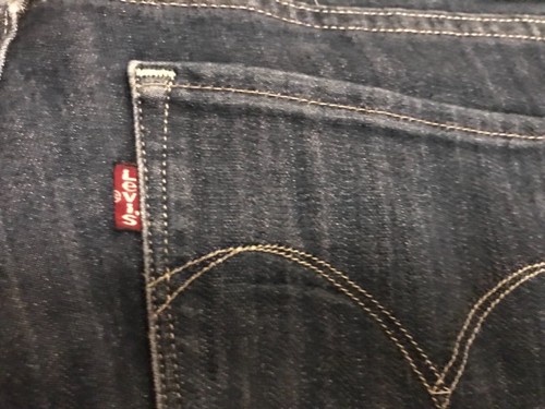 Pantaloni donna jeans denim lavaggio scuro Levis Push Up | eBay
