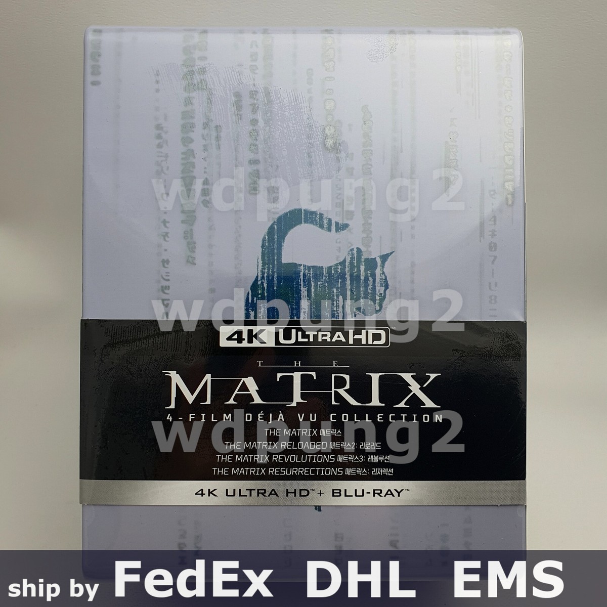 The Matrix 4-Film Steelbook Deja Vu Collection - 4K UHD & BLU-RAY