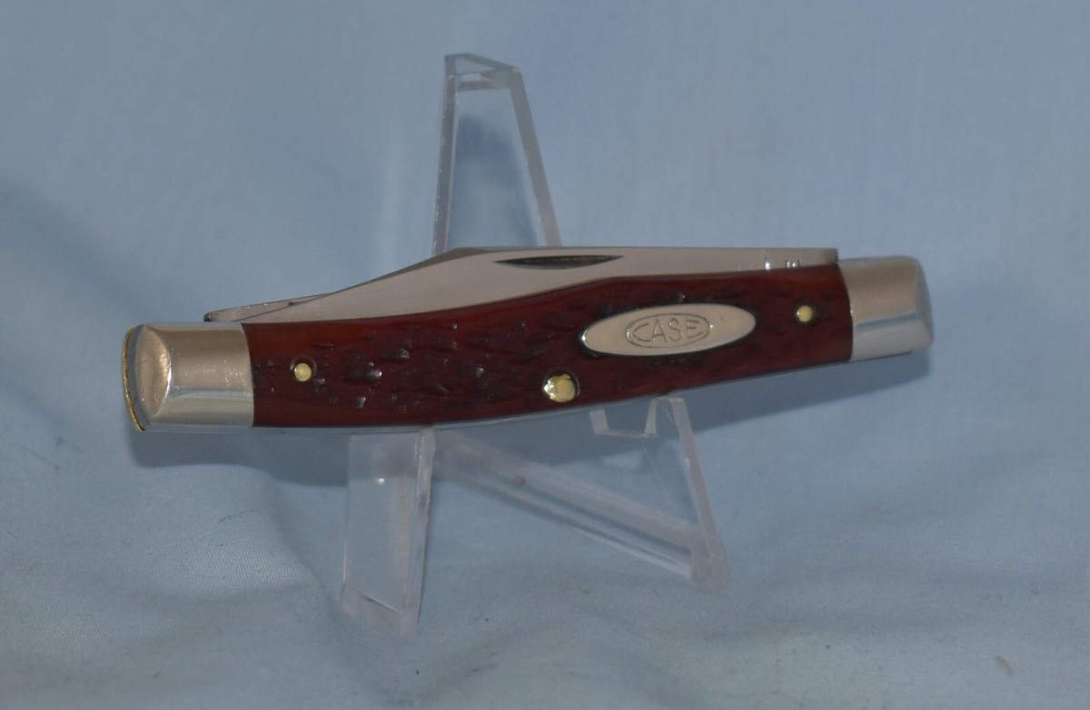RARE VINTAGE CASE XX RED ROGERS BONE STOCKMAN KNIFE 1940-64 6332