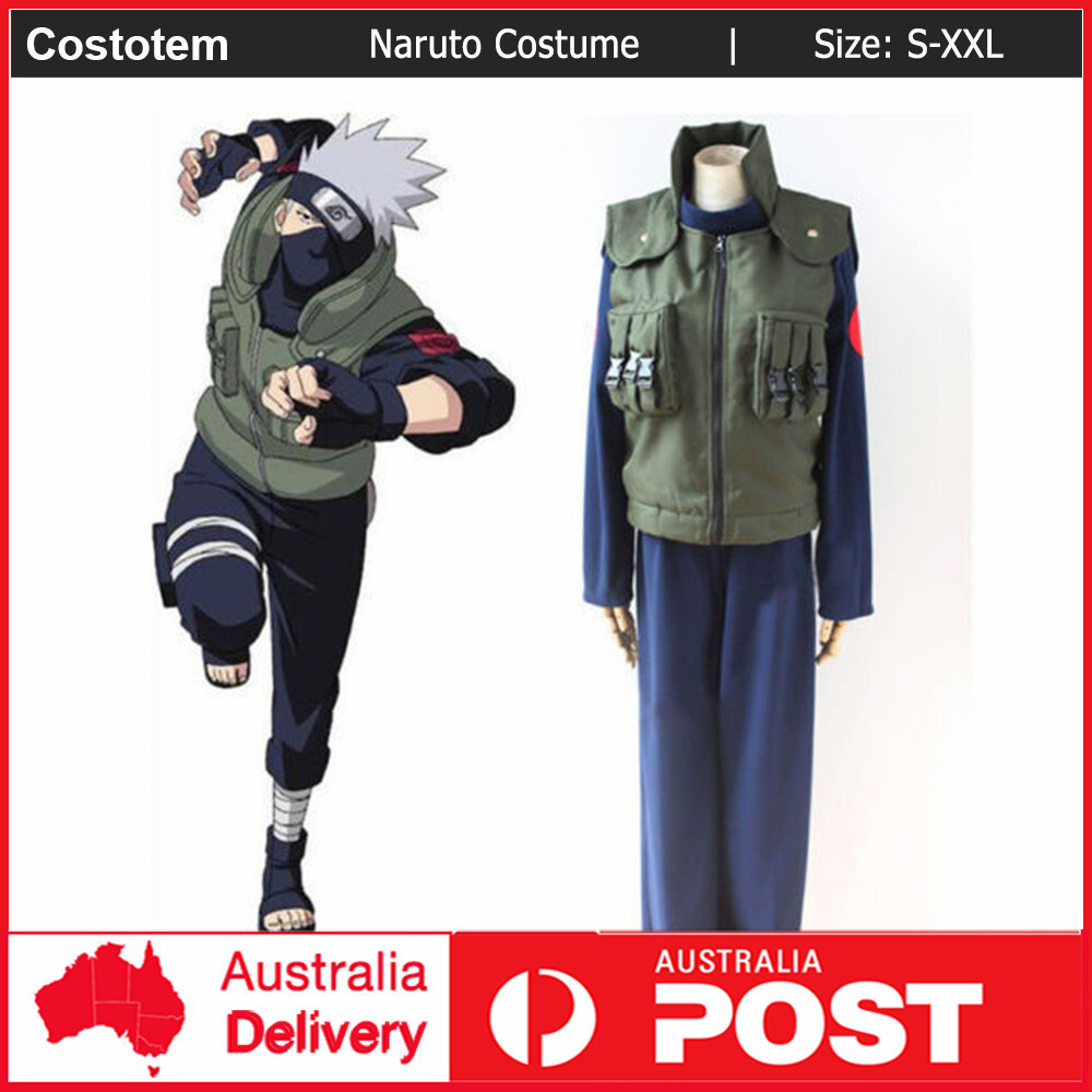 Anime Naruto Cosplay Hatake Kakashi Hokage Vest Jonin Ninja