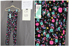NWT Honey and Lace FLORAL OS leggings FIT 2-12 sku 10000000160