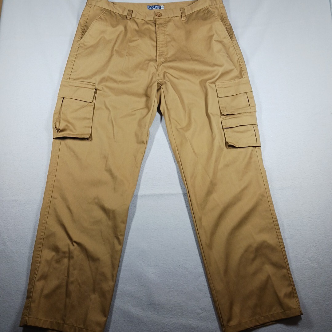 Old Skool Men's Cargo Pants Casual Wear Size 40x32 Brown Workwear