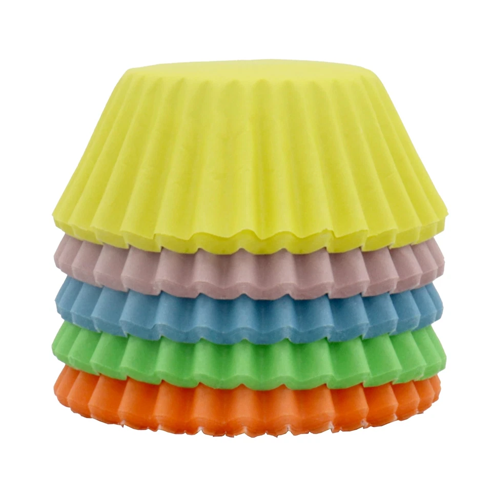 - Caissettes à Cupcakes en Papier Pastel Miniatures Lot de 100 - Photo 3/4