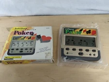 Radio Shack Deluxe 2 Player Handheld Poker Game New Open Box Tested