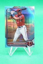 2022 Bowman Draft Base Chrome Sky Blue #BDC-11 Yasser Mercedes LPN