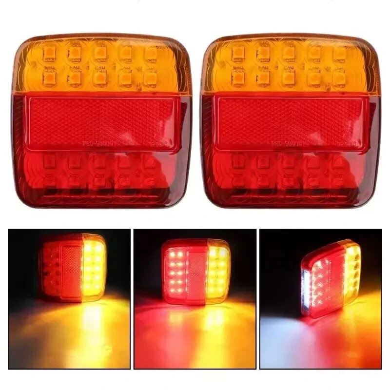 Feux arrière LED 12V étanches anti-court-circuit pour feux de caravane défaillants