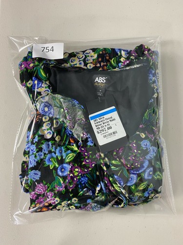 $297 NWT ABS Allen Schwartz Women's Floral Ditsy Knee Length Dress Multi Size M - Picture 8 of 9