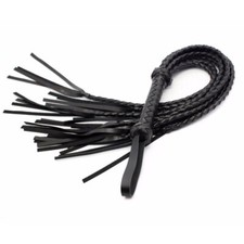 Slut Slave PU Leather Flogger Whip Adult Games BDSM Torture Bondage Gear Punish