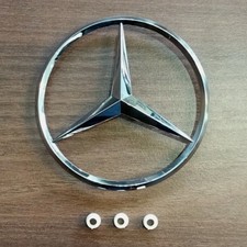 Original Mercedes Stern Emblem Logo Set Heckklappe C-Klasse T S202