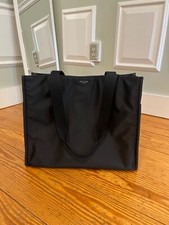 Kate Spade EUC Vintage Nylon Tote/diaper Bag - Black , dims: 16    x 13    x 6  