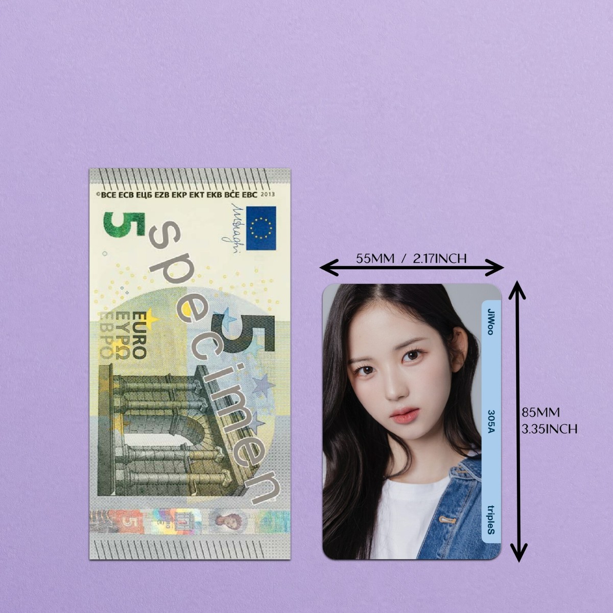 tripleS S3 JiWoo REPLICA objekt Divine01 300s Fanmade Photocards