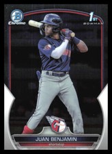 2023 Bowman Chrome Juan Benjamin  1st Bowman BCP-151 Cleveland Guardians