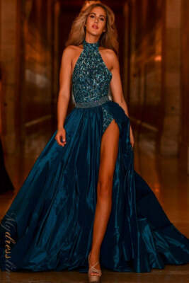 jovani fashions evening dresses Jovani D5717 Prom Dress - Blue