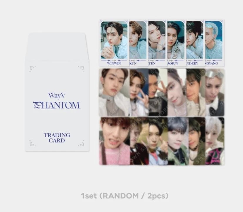 WayV Phantom SMTOWN OFFICIAL MD PHOTO CARD RANDOM TRADING CARD SET  