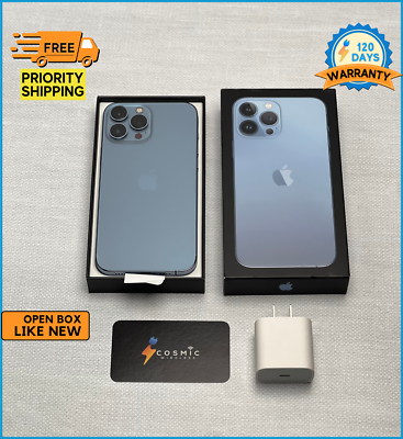 Excellent - Apple iPhone 13 Pro Max 512GB (GSM+CDMA) Fully