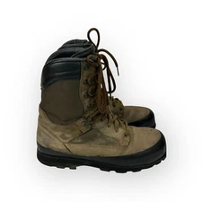 Meindl 8" Workman Brown Leather Steel Toe Lace Up Work Boot Size 44 10.5 US