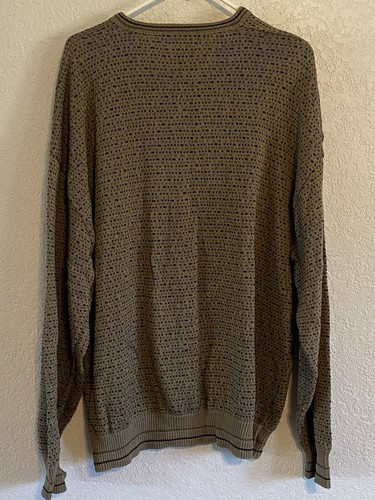 Maglione Vintage Cypress Links Uomo XL Manica Lunga Cotone Golf Made USA Maglia 3D - Foto 2 di 4