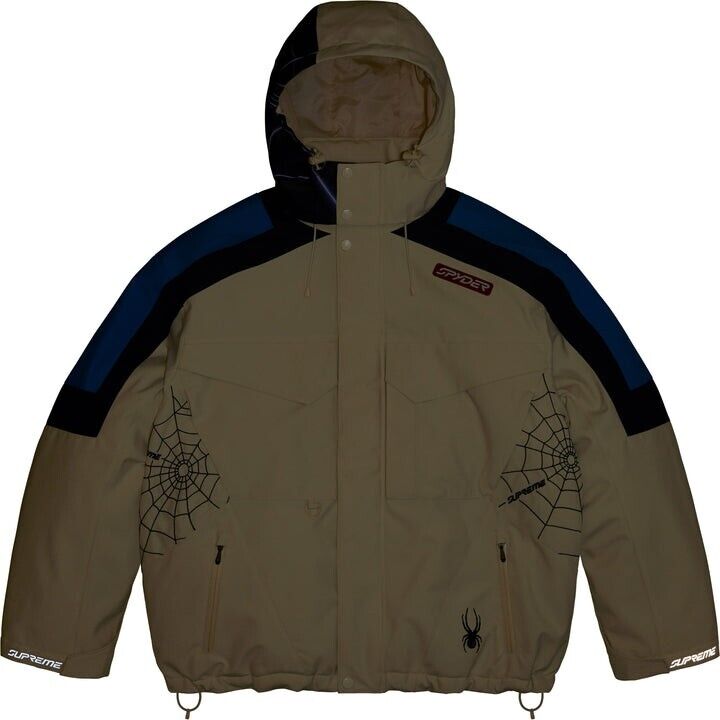 Supreme x Spyder Technical Jacket Stone White FW24 Men's Supreme x Spyder Technical Jacket Stone White FW24 Men's