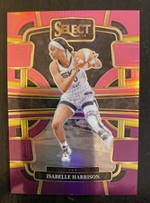 2024 Panini Select Isabelle Harrison #24 Pink Purple Prizm 98/99